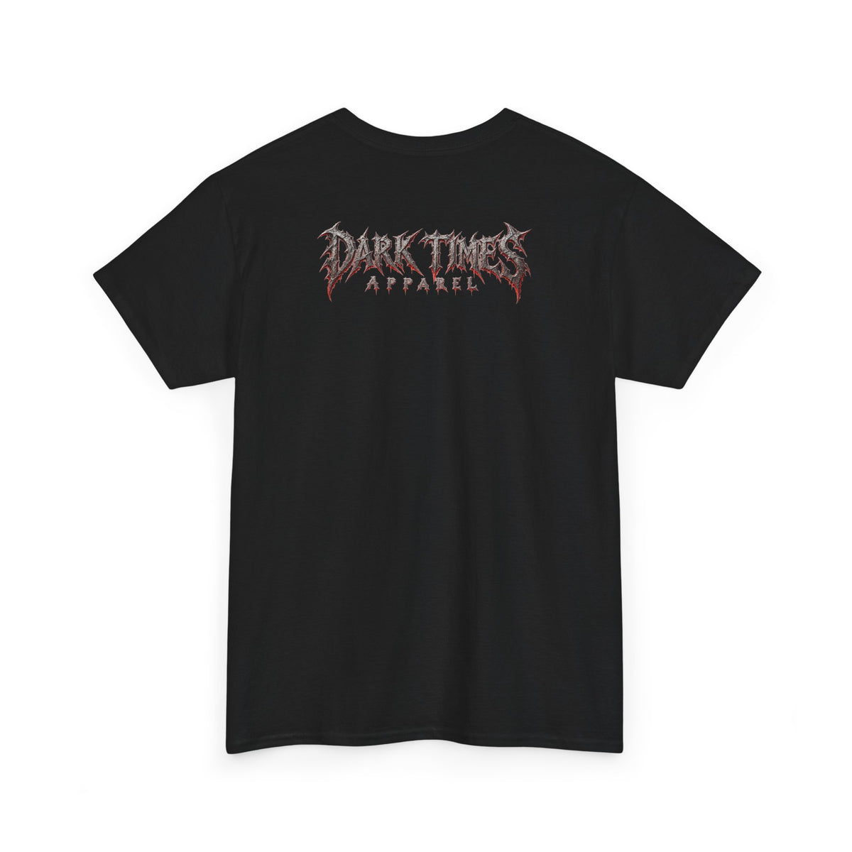 Metal Warrior T-Shirt — Fiery Battle Graphic Tee (Dark Times Apparel)