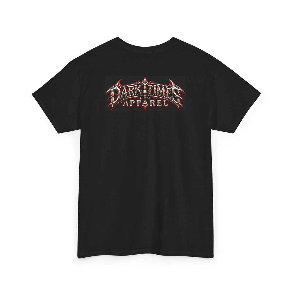 Valkyrie Warrior Graphic Tee — Dark Fantasy Battle Scene T-Shirt