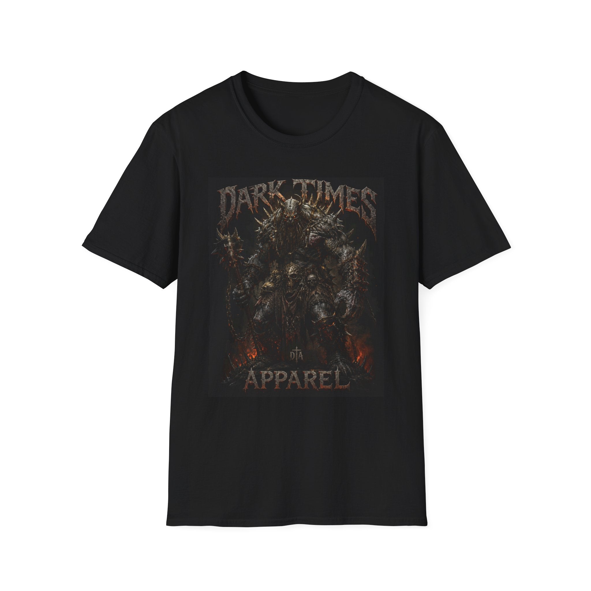 Dark Times Graphic T‑Shirt — Gothic Monster Band Tee