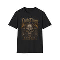 gold skull and spikes