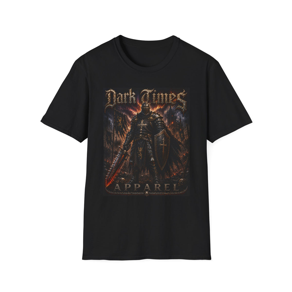 Dark Times Knight Graphic T-Shirt