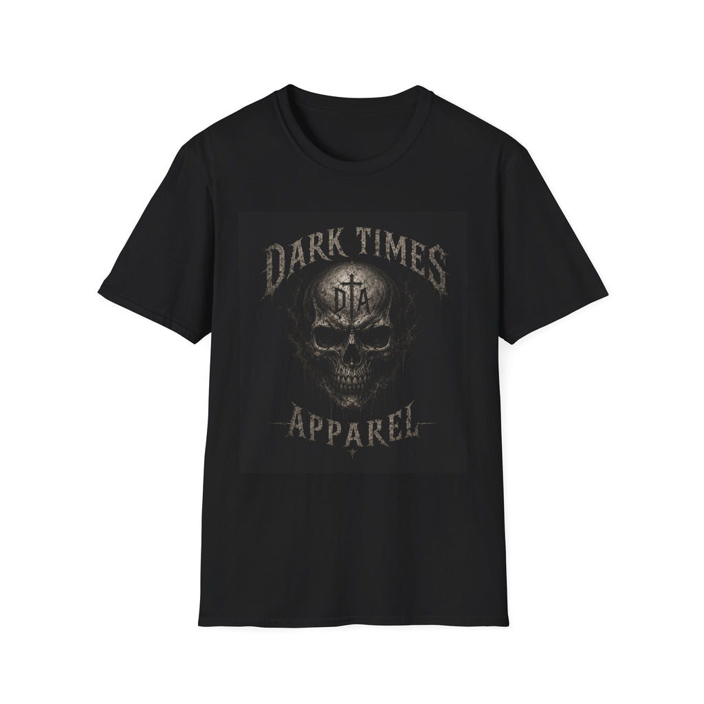 Dark Times Skull T-Shirt — Gothic Rock Graphic Tee