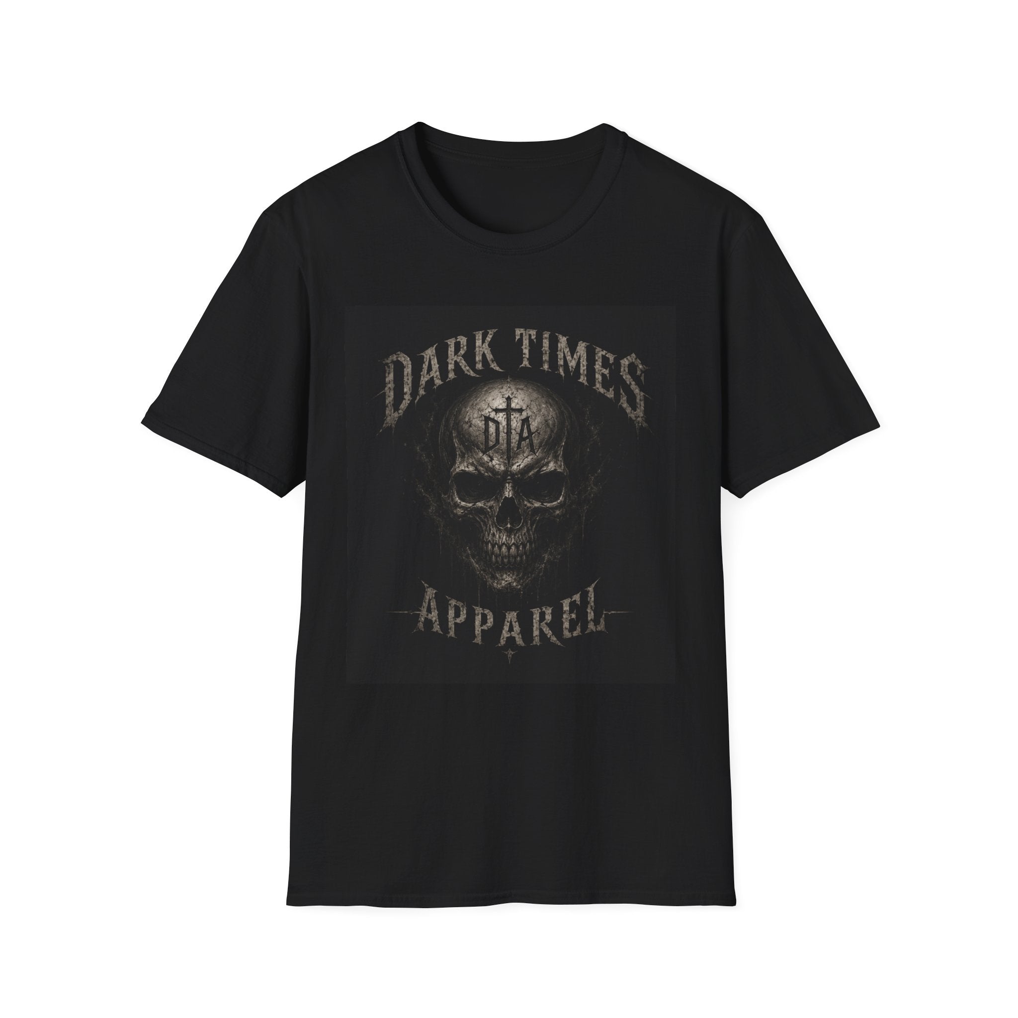 Dark Times Skull T-Shirt — Gothic Rock Graphic Tee