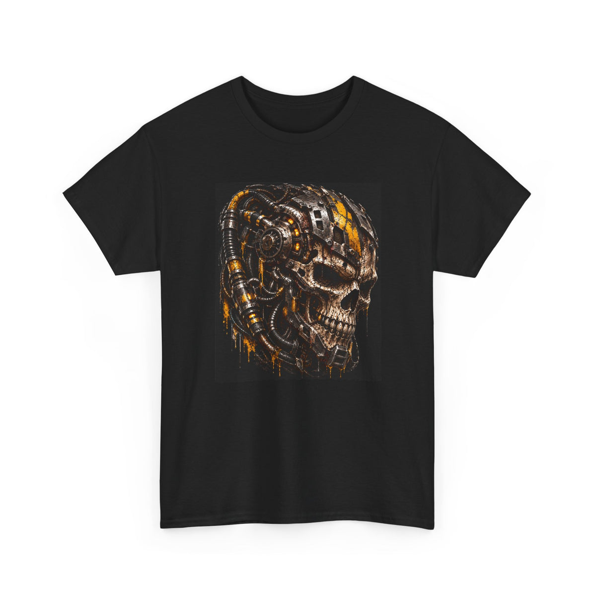 chrome and gold skull