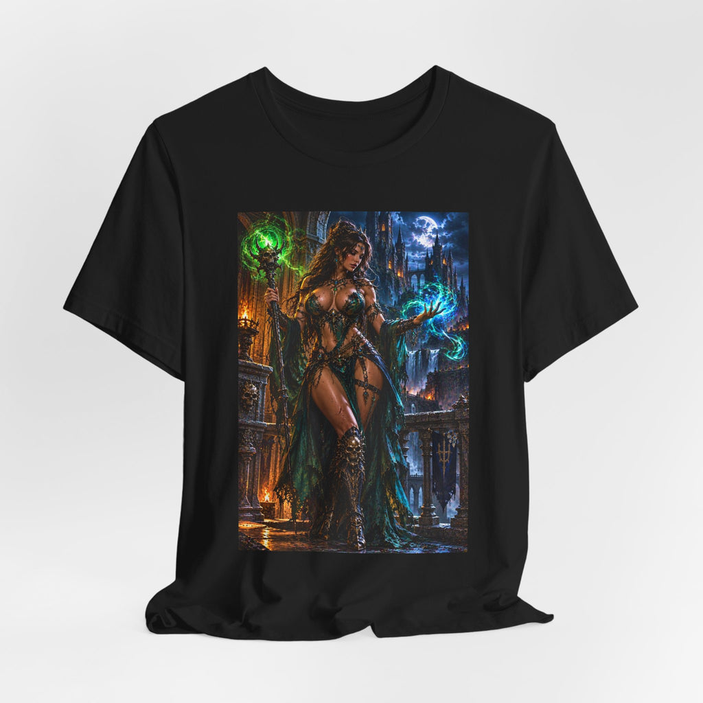 Dark Fantasy Warrior Graphic T-Shirt