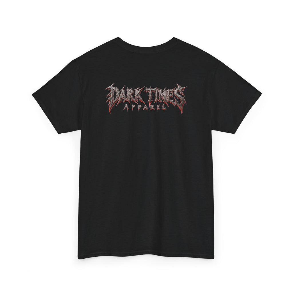 Dark Fantasy Demoness Graphic Tee — 'Dark Times Apparel' Back Logo