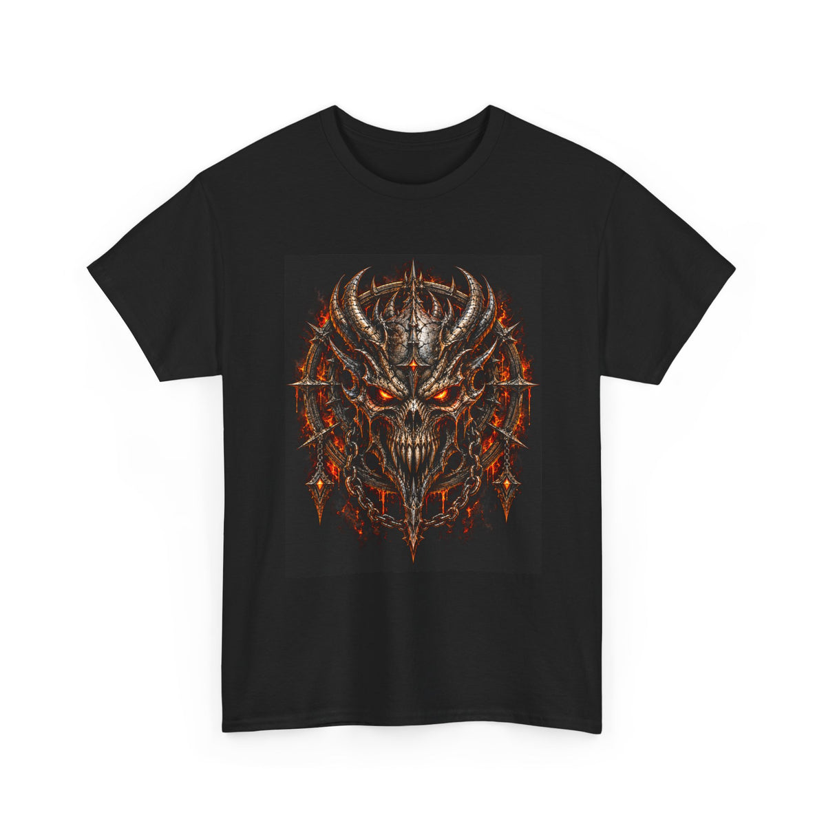 Demonic Skull Flame T-Shirt