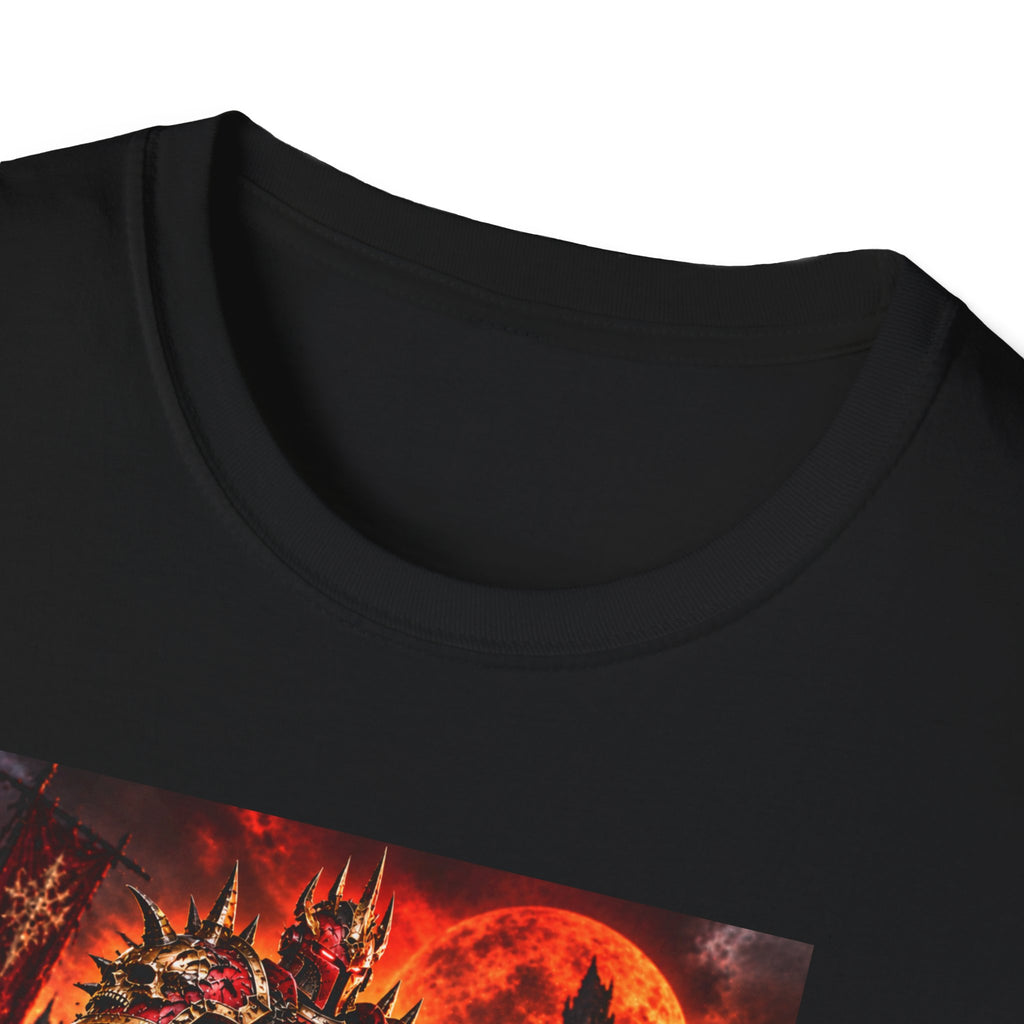 Demonic Knight Graphic T-Shirt — 'Dark Times Apparel' Metal Fantasy Tee