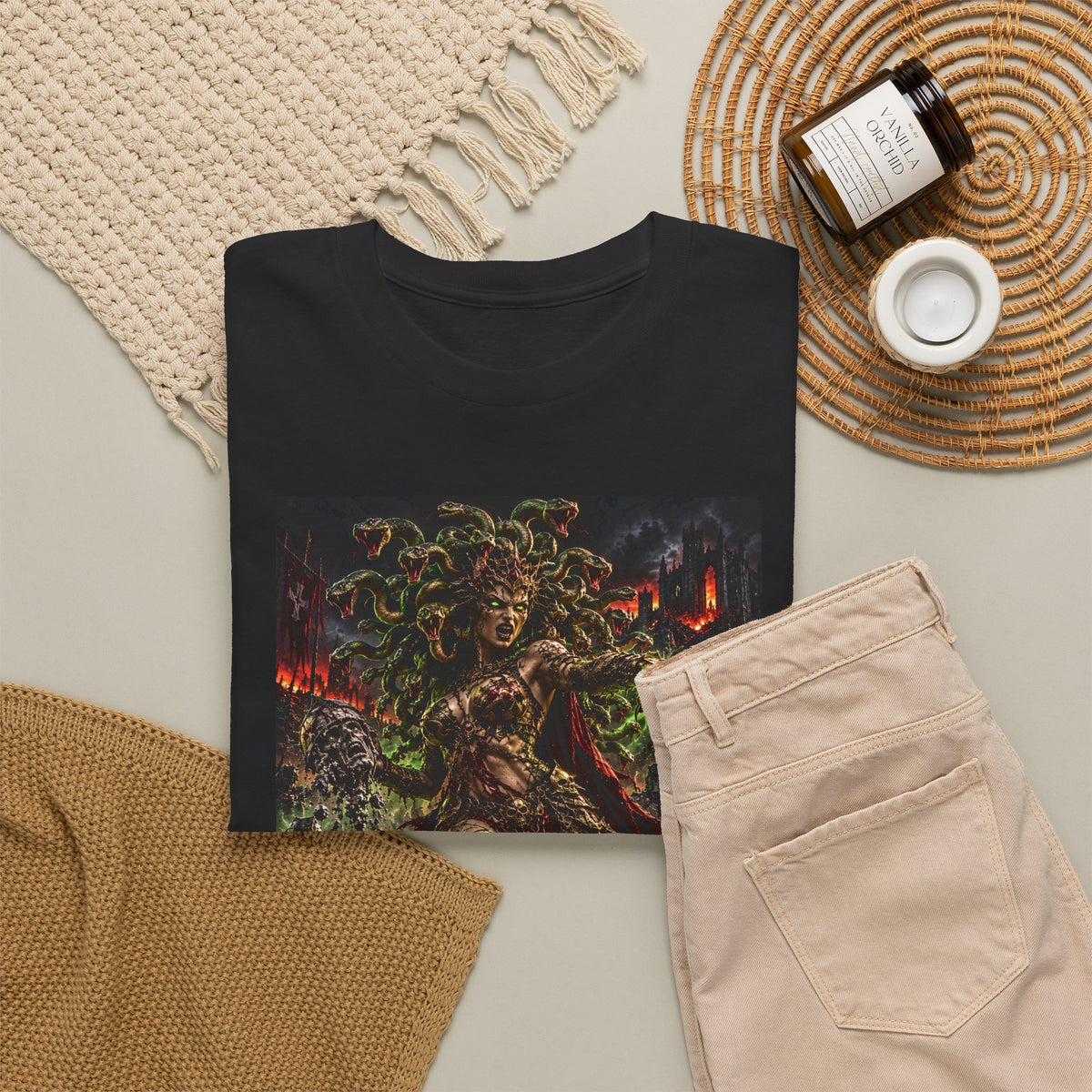 Medusa Horror Graphic Tee — Dark Times Apparel