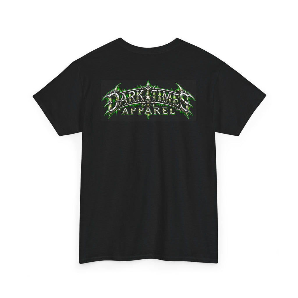 Dark Goddess Battle Scene T-Shirt — Fantasy Metal "Darktimes Apparel" Graphic Tee