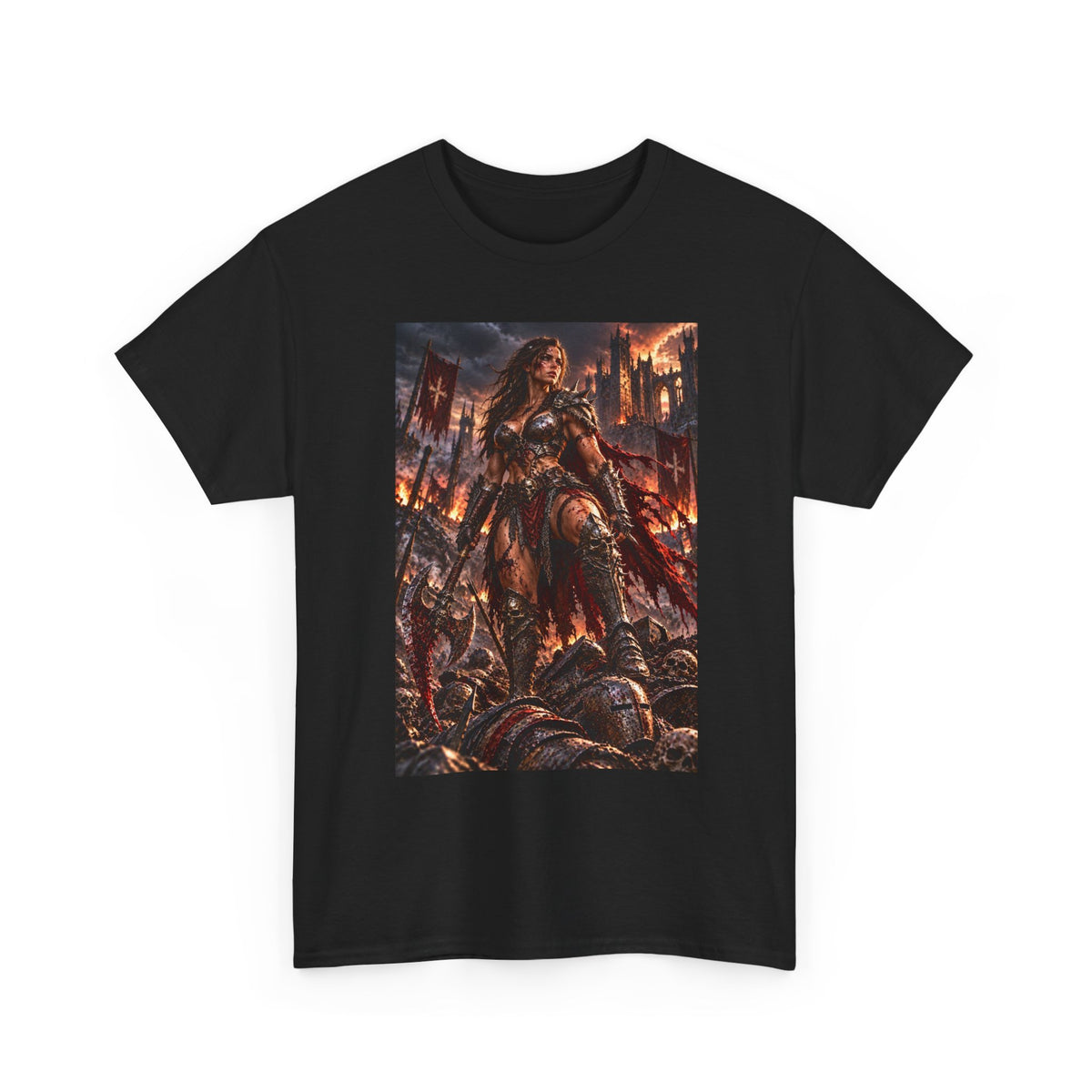 Fantasy Warrior T‑Shirt — Dark Times Apparel Graphic Tee