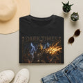 Dark Times Graphic T-Shirt — Lightning & Fire Gothic Band Tee