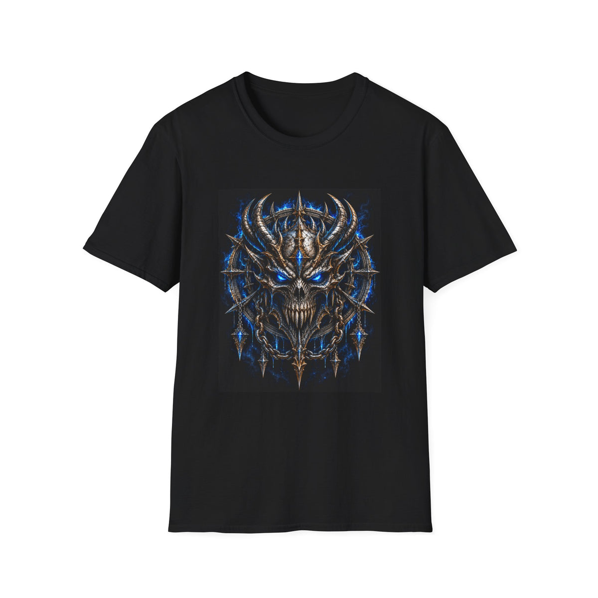 blue skull crown