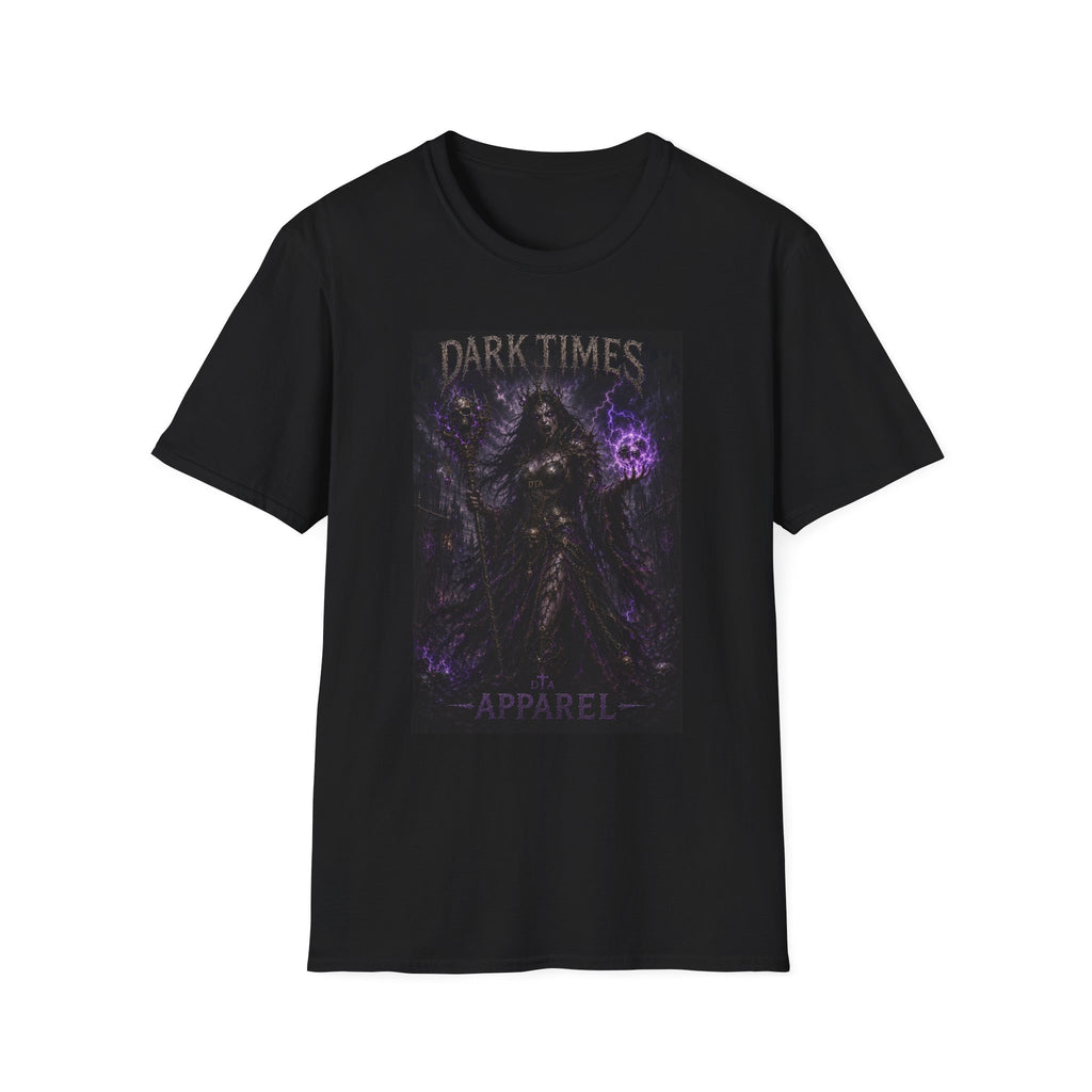 Dark Times Graphic T-Shirt — Gothic Sorceress Design