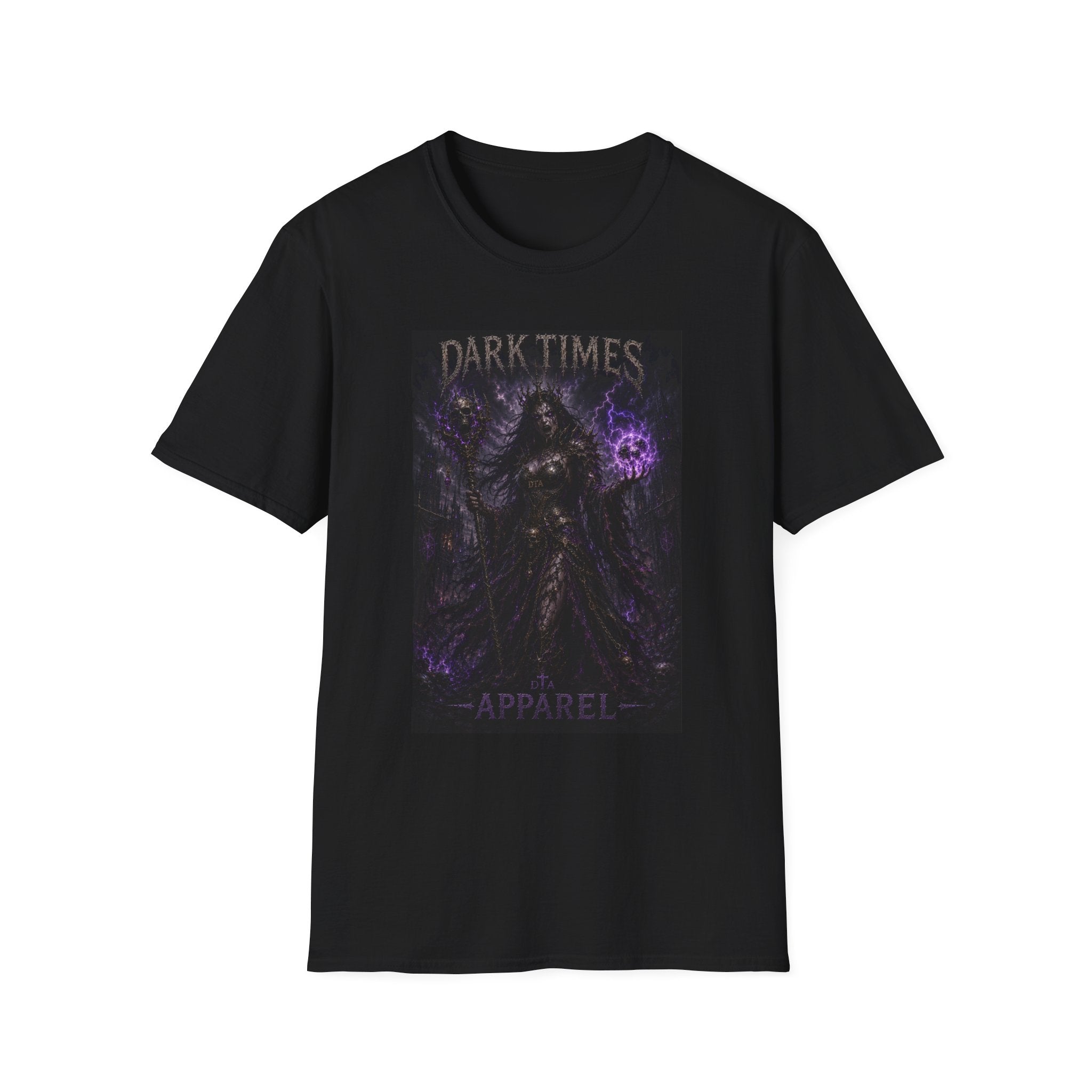 Dark Times Graphic T-Shirt — Gothic Sorceress Design