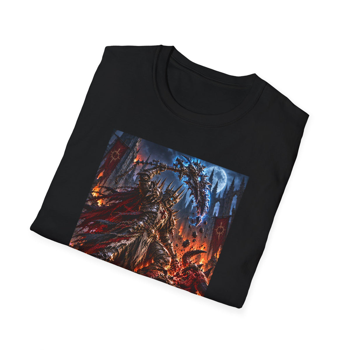 undead warrior defeats demon