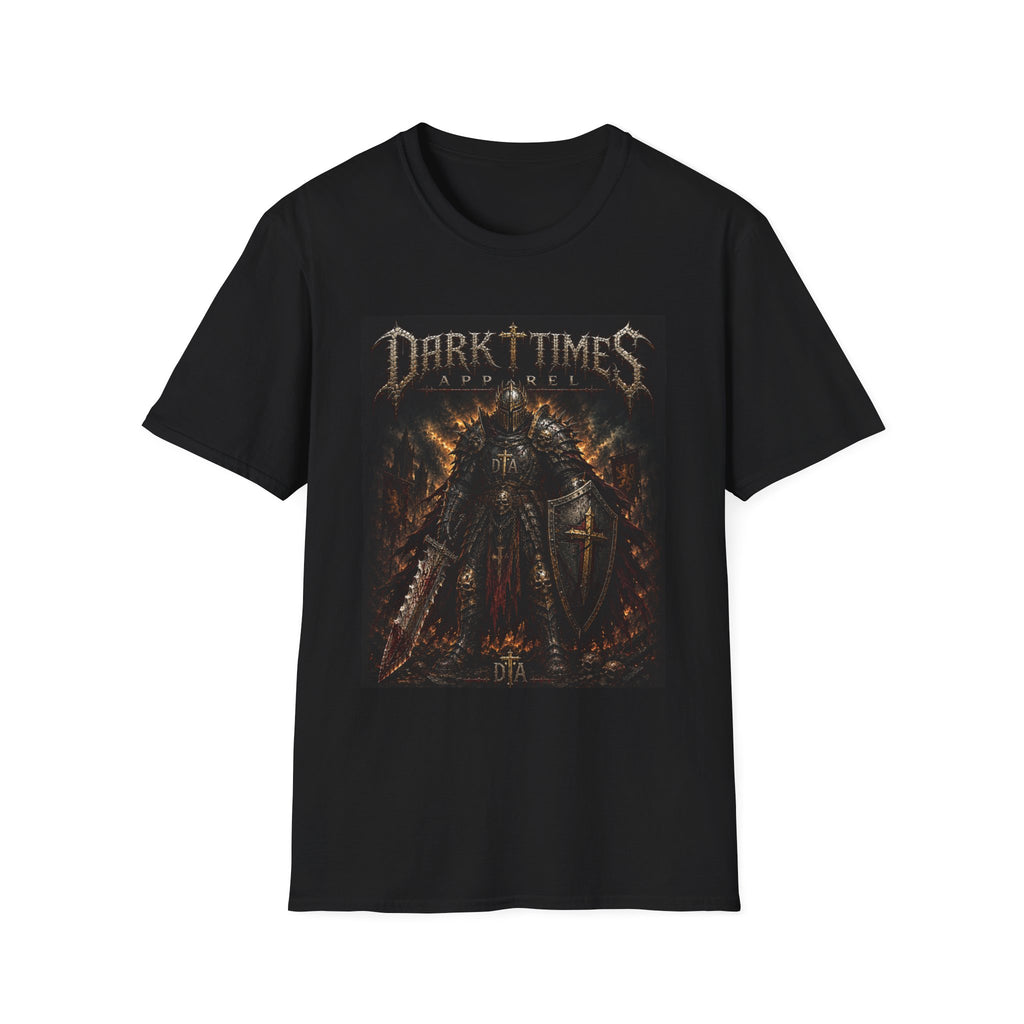 Dark Times Armor T-Shirt — Medieval Knight Graphic Tee