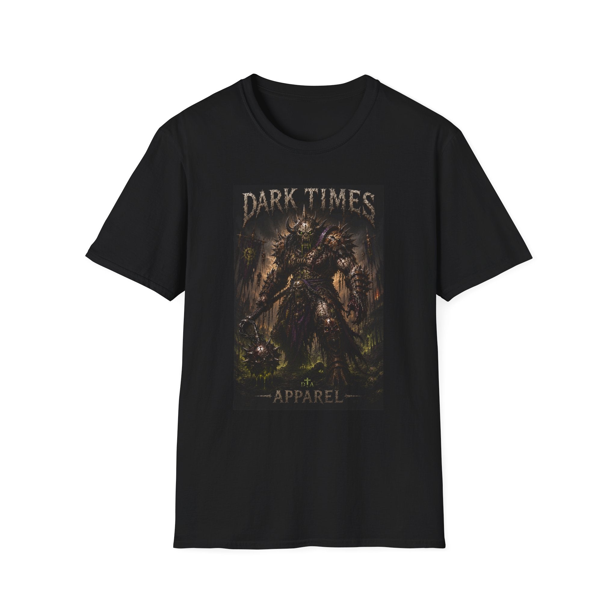 Dark Times Graphic T-Shirt — Gothic Warrior Fantasy Tee