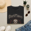 Dark Times Skull T-Shirt — Gothic Heavy Metal Band Style Tee