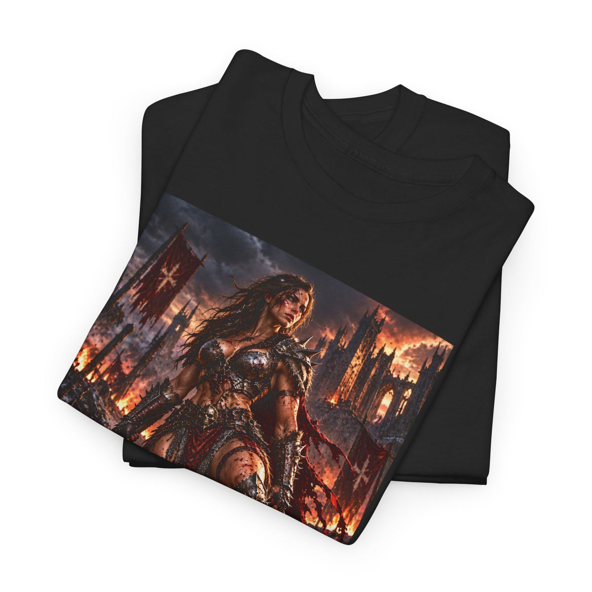 Fantasy Warrior T‑Shirt — Dark Times Apparel Graphic Tee