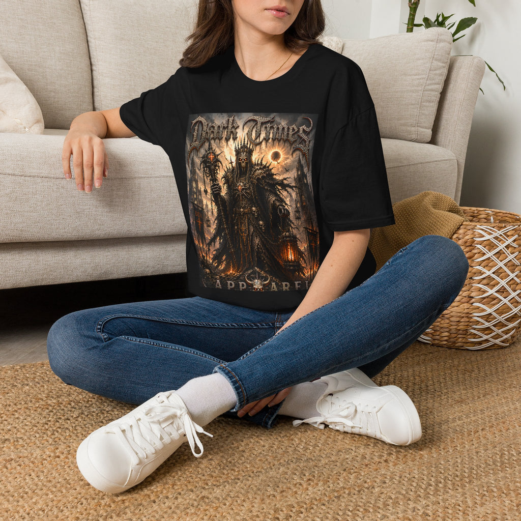 Dark Times Graphic T-Shirt — Gothic Apocalyptic Band Art Tee