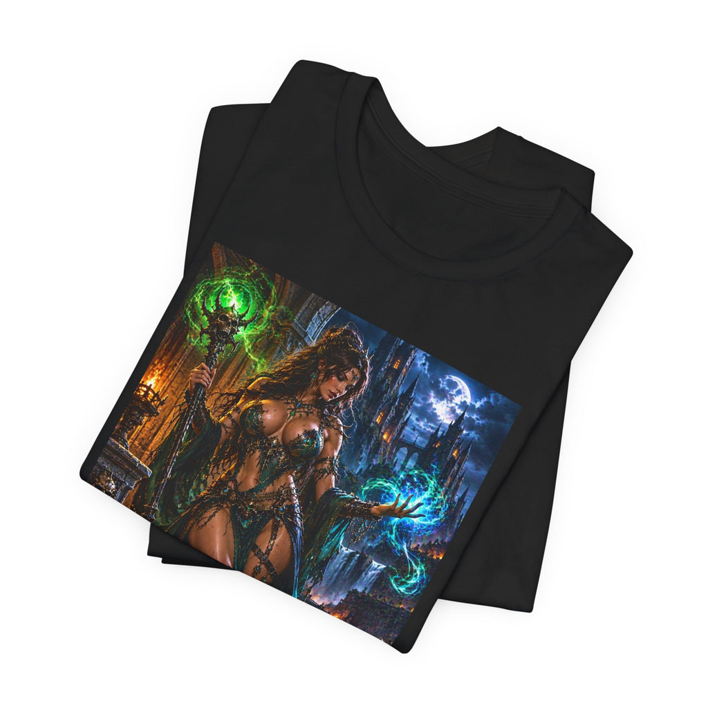 Dark Fantasy Warrior Graphic T-Shirt
